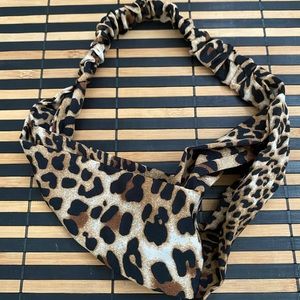 New knotted leopard headband